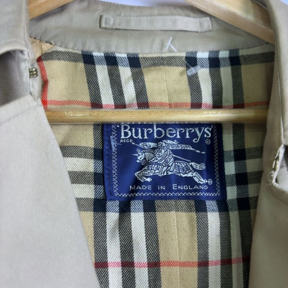 Burberry Selfridges Plaid Trench Coat - Picture 2 of 3